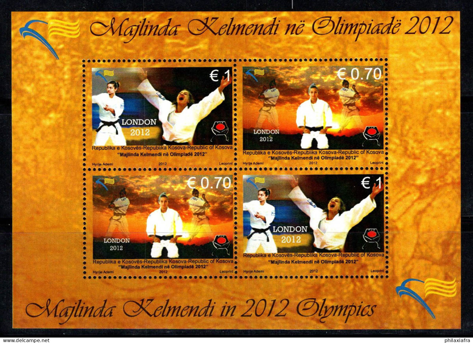 Kosovo 2012 Mi. Bl. 22 Bloc Feuillet 100% Jeux Olympiques Neuf ** - Kosovo