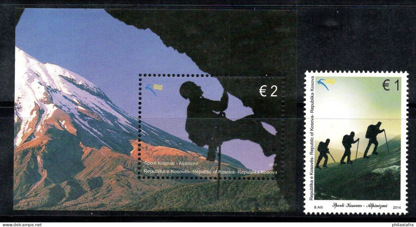 Kosovo 2014 Mi. Bl. 26, 273 Bloc Feuillet 100% Neuf ** Sport, Alpinisme - Kosovo