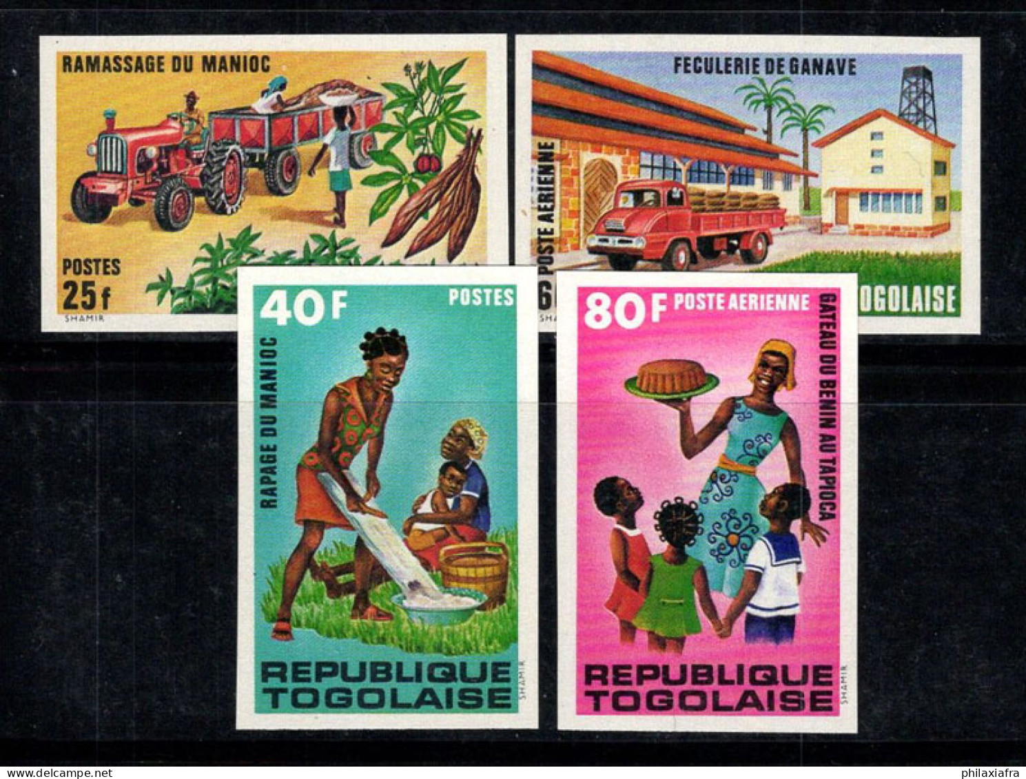 Togo 1972 Mi. 923B-926B Neuf ** 100% Transformation Du Manioc - Togo (1960-...)