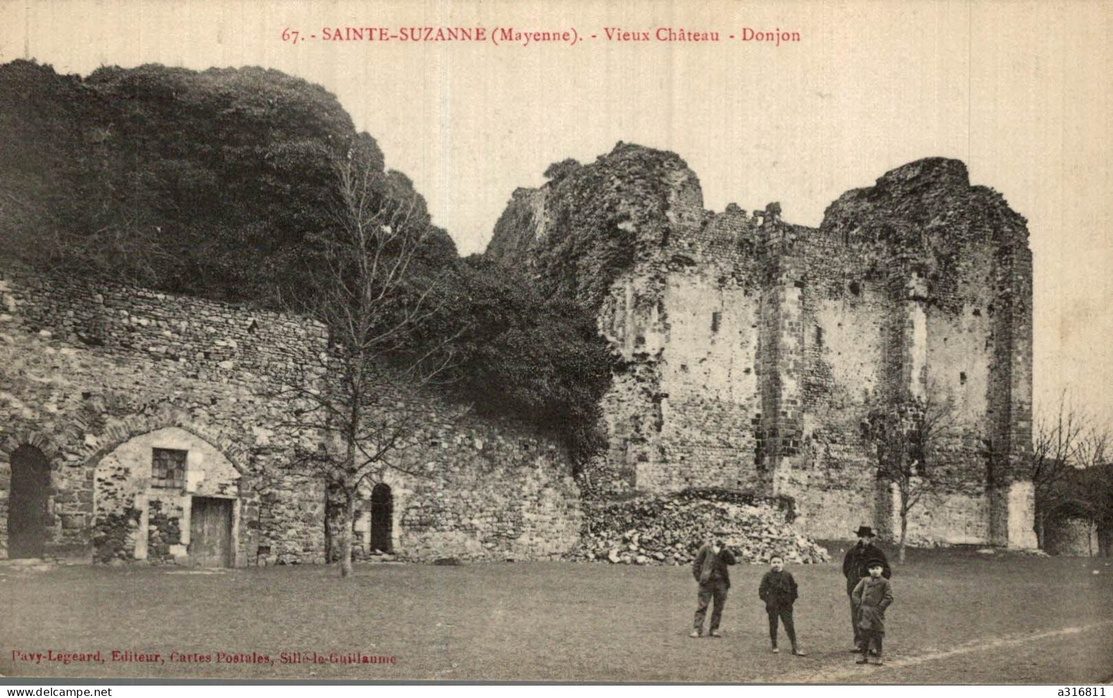 Sainte Suzanne Vieux Chateau Donjon - Sainte Suzanne