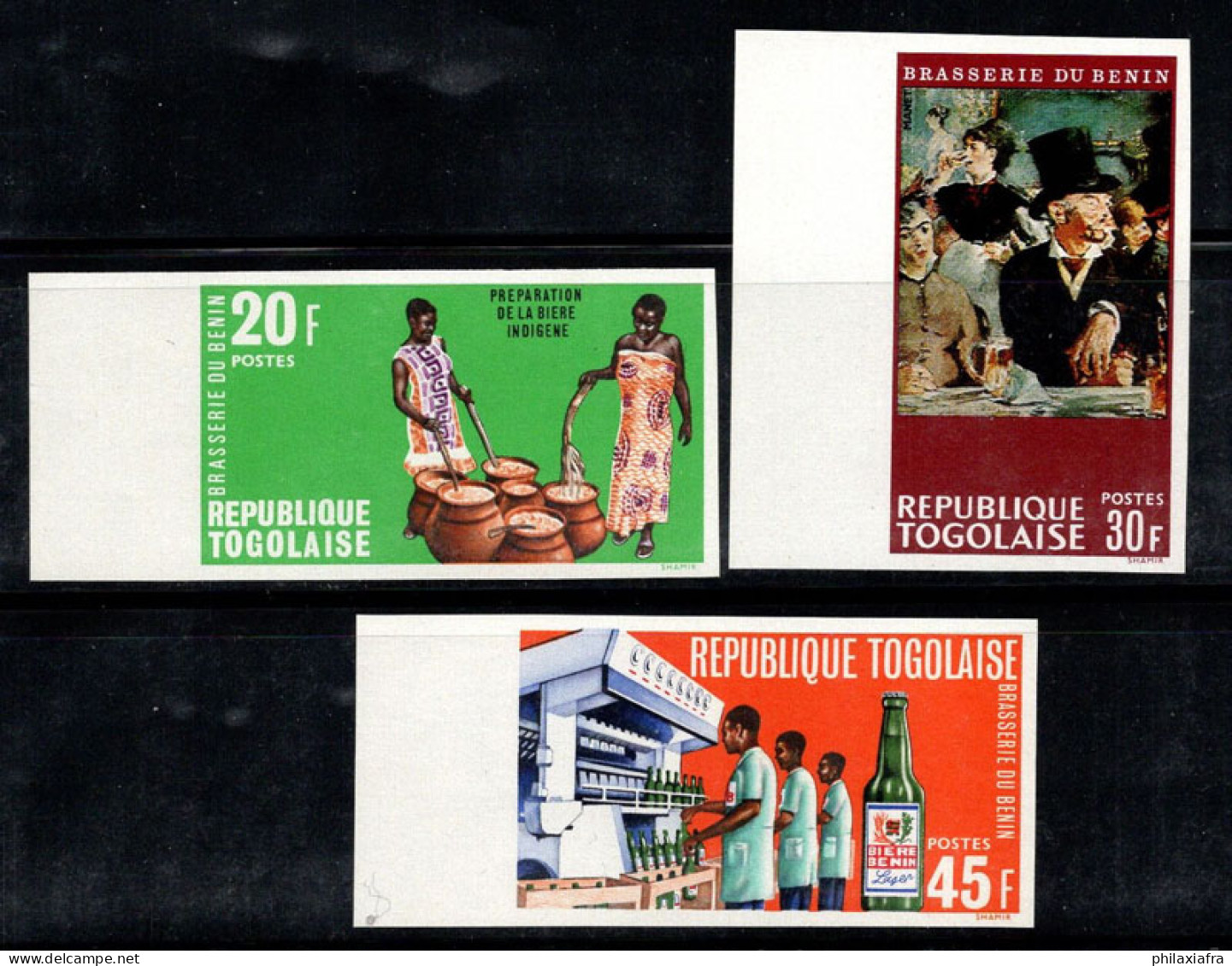 Togo 1968 Mi. 641B-643B Neuf ** 100% Non Dentelé INDUSTRIE - Togo (1960-...)