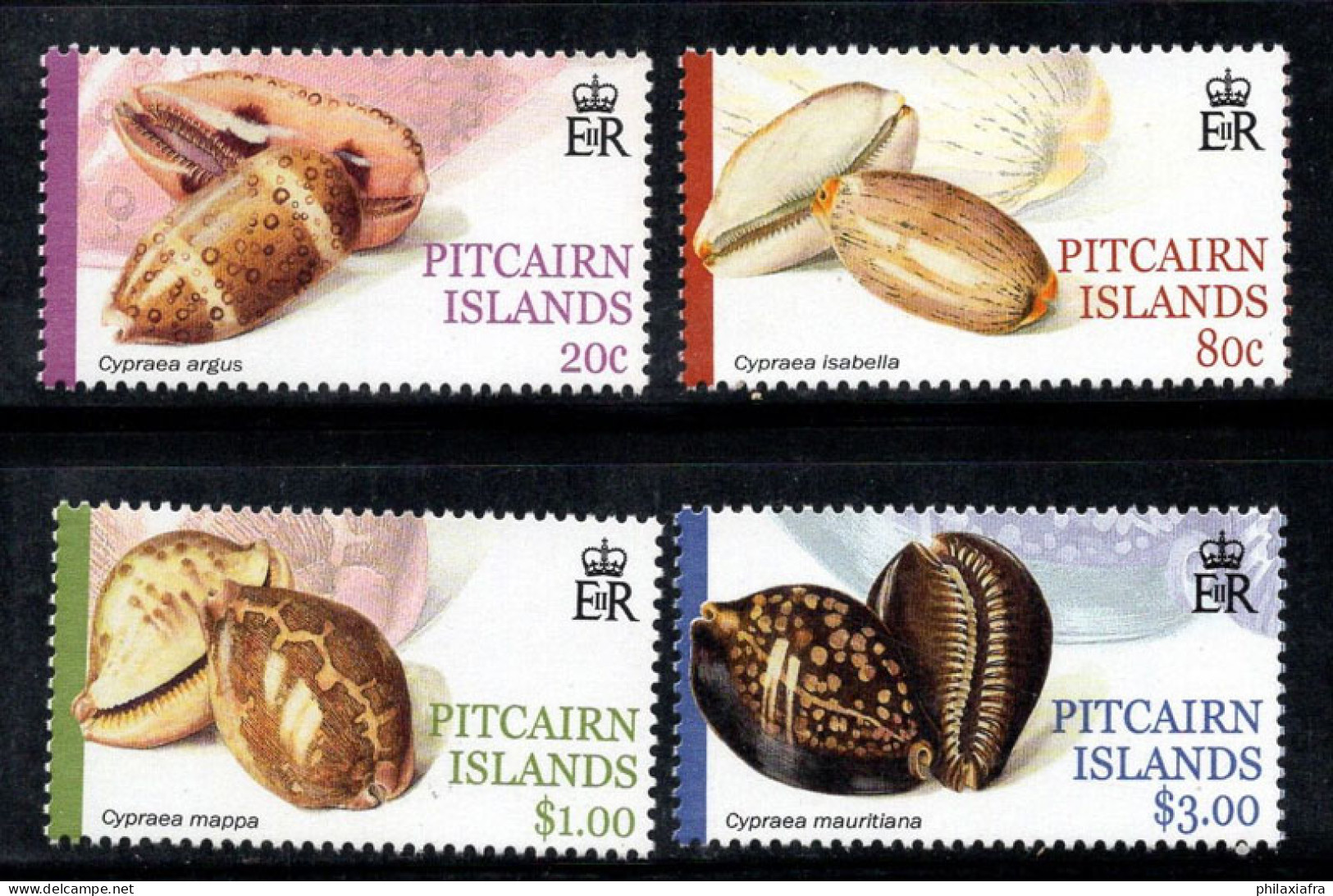 Île De Pitcairn 2001 Mi. 596-599 Neuf ** 100% Escargots En Porcelaine - Pitcairn Islands