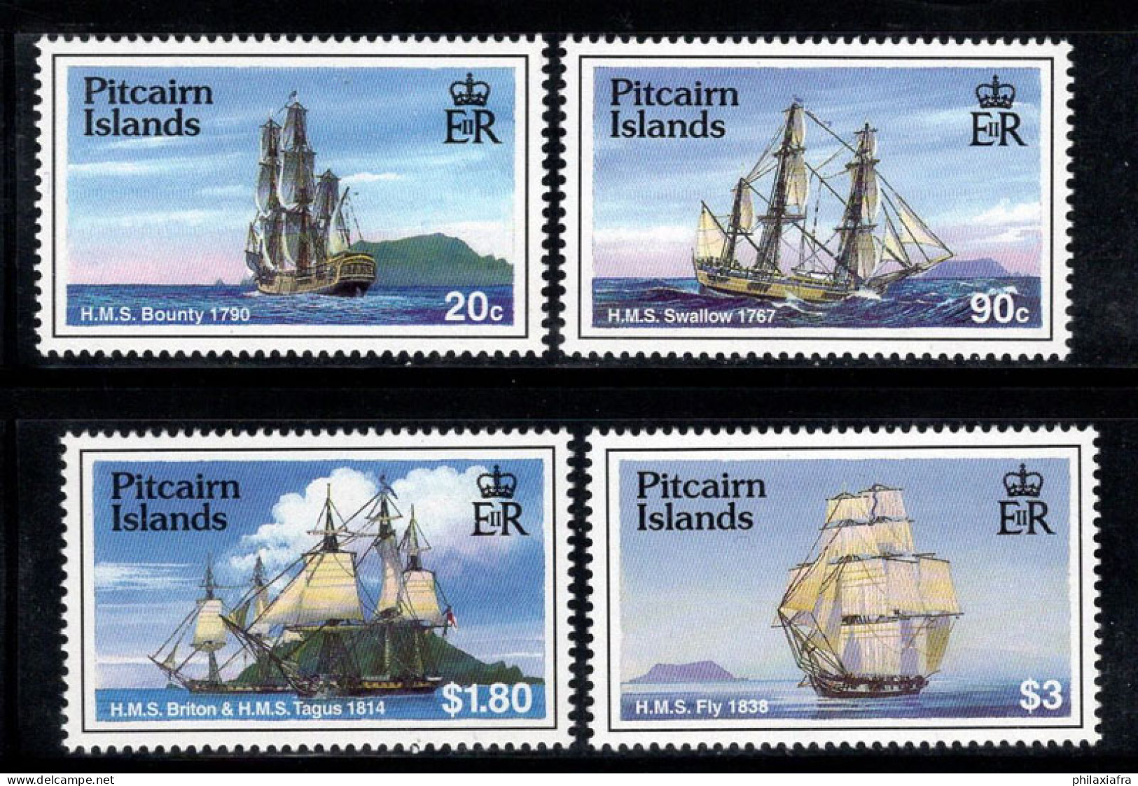 Île De Pitcairn 1998 Mi. 514-517 Neuf ** 100% Navires - Pitcairn