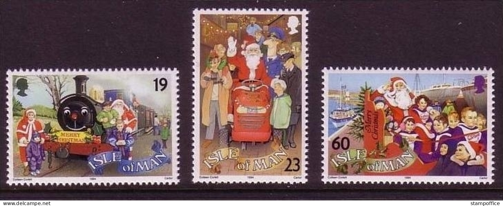 INSEL MAN MI-NR. 614-616 POSTFRISCH(MINT) WEIHNACHTEN 1994 - Isle Of Man