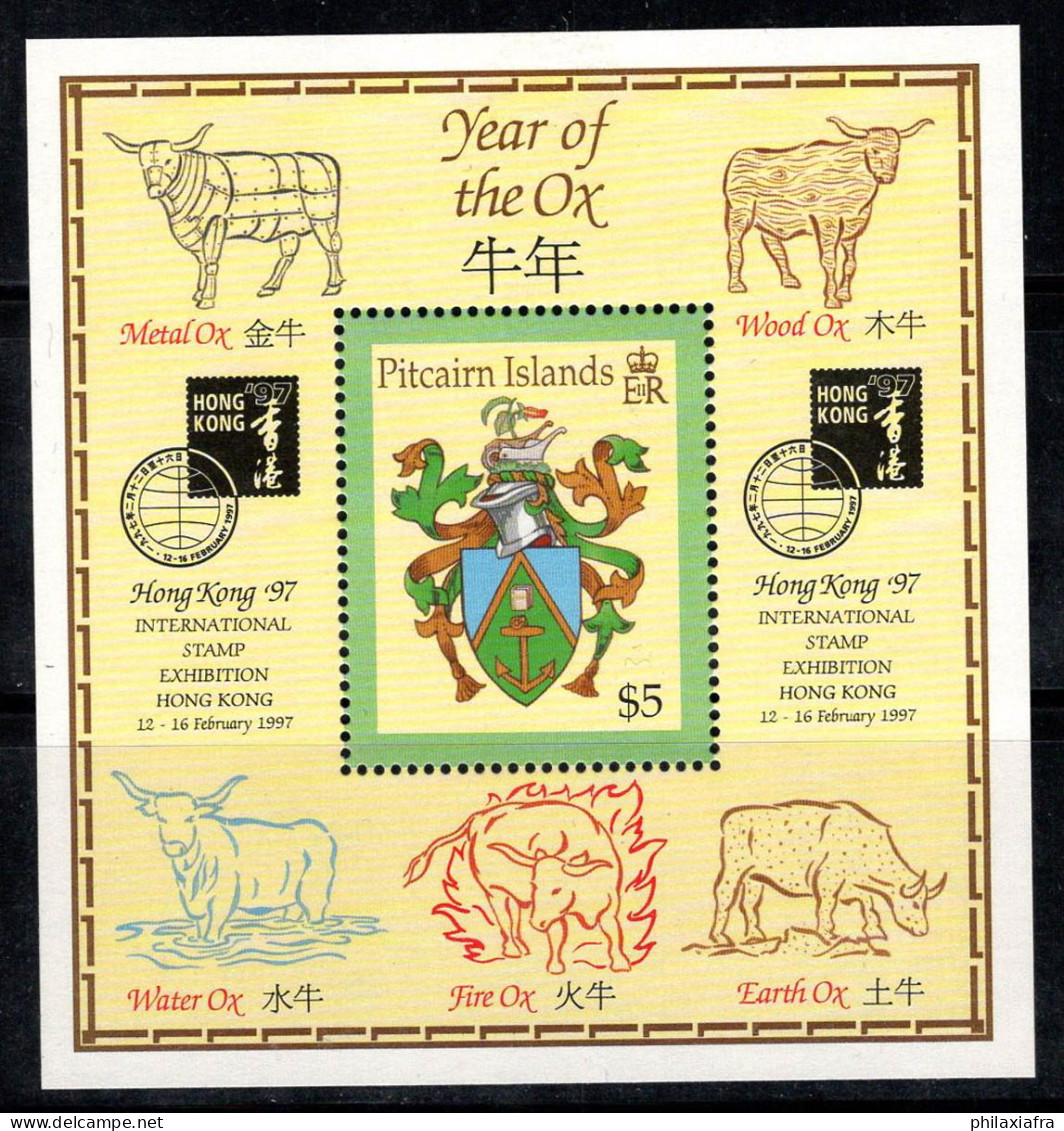 Île De Pitcairn 1997 Mi. Bl. 18 Bloc Feuillet 100% Neuf ** HONG KONG, Exposition De Timbres - Pitcairneilanden