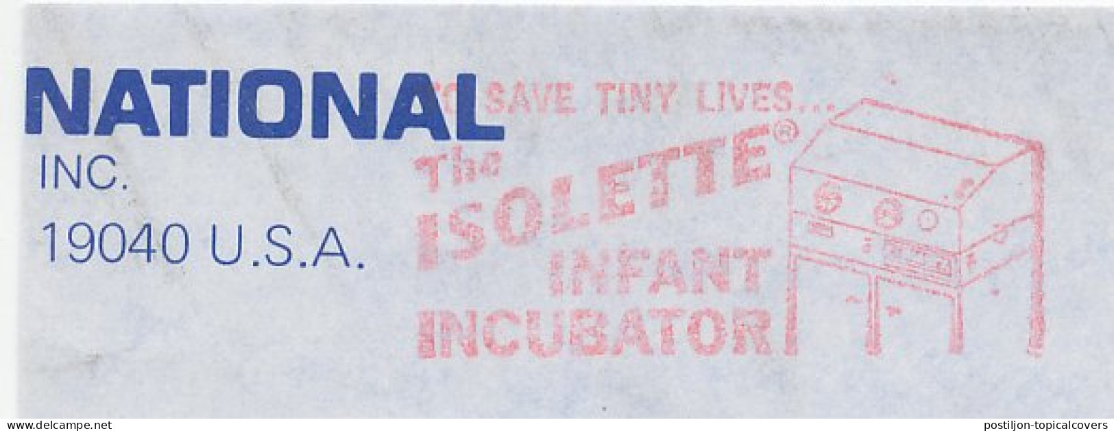 Meter Cut USA 1977 Infant Incubator - Andere & Zonder Classificatie
