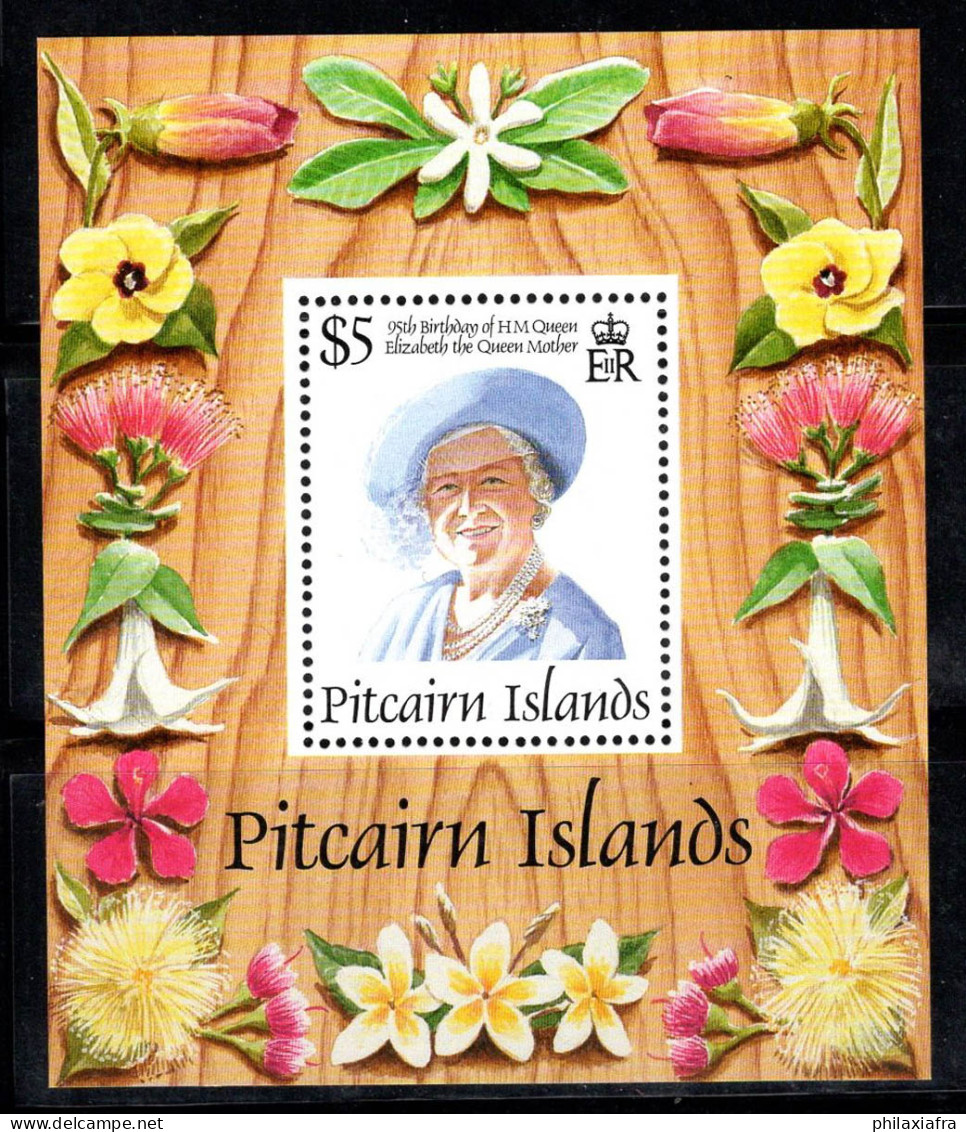 Île De Pitcairn 1995 Mi. Bl. 16 Bloc Feuillet 100% Neuf ** 5 $, Reine Elizabeth - Pitcairn Islands