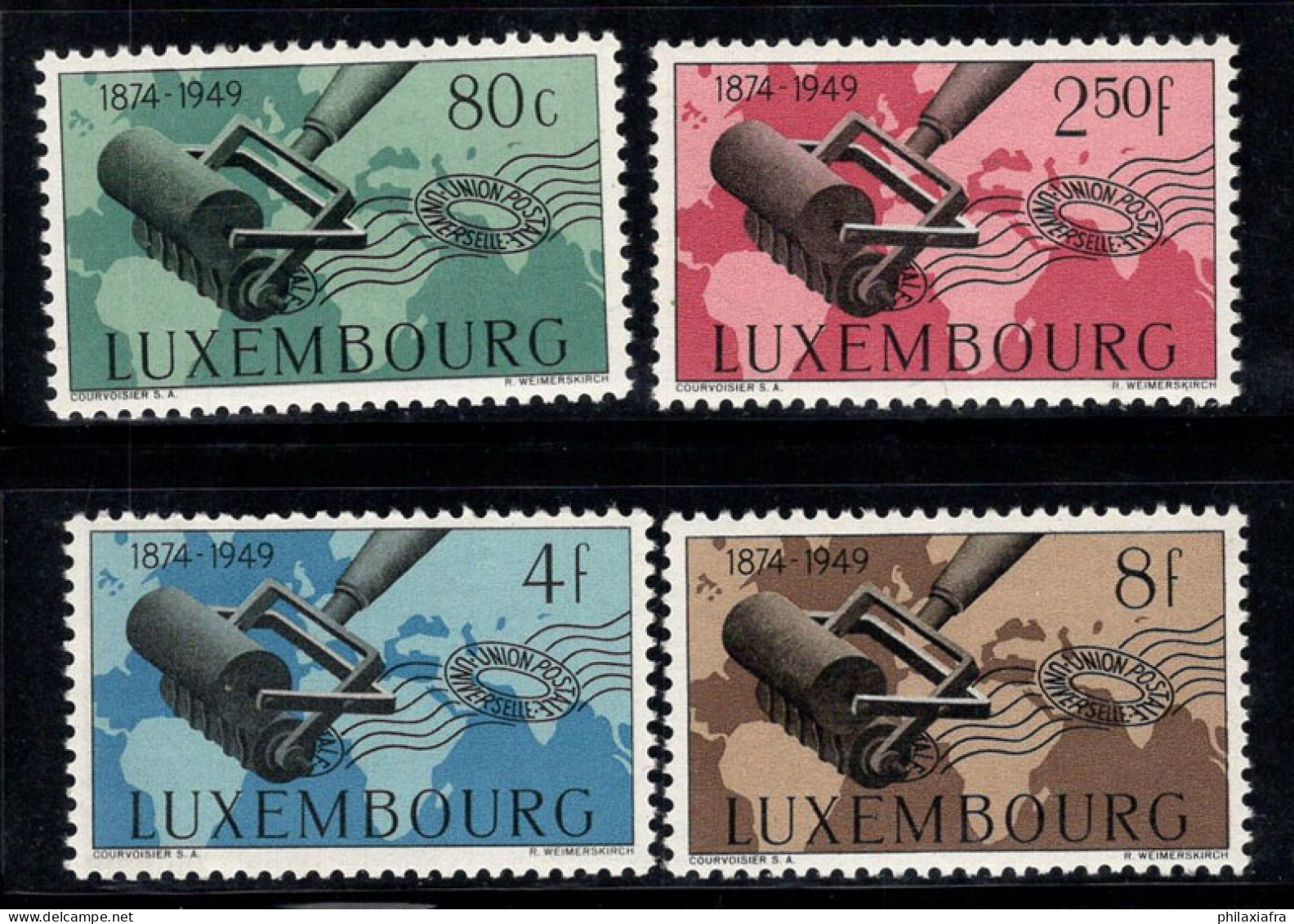 Luxembourg 1949 Mi. 460-463 Neuf ** 100% UPU - Neufs