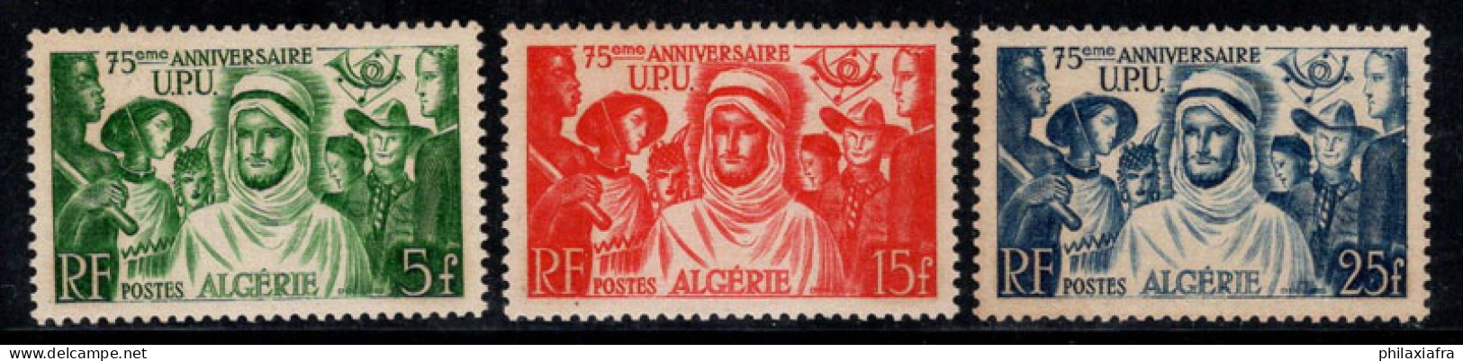 Algérie 1949 Mi. 283-285 Neuf ** 100% UPU - Neufs