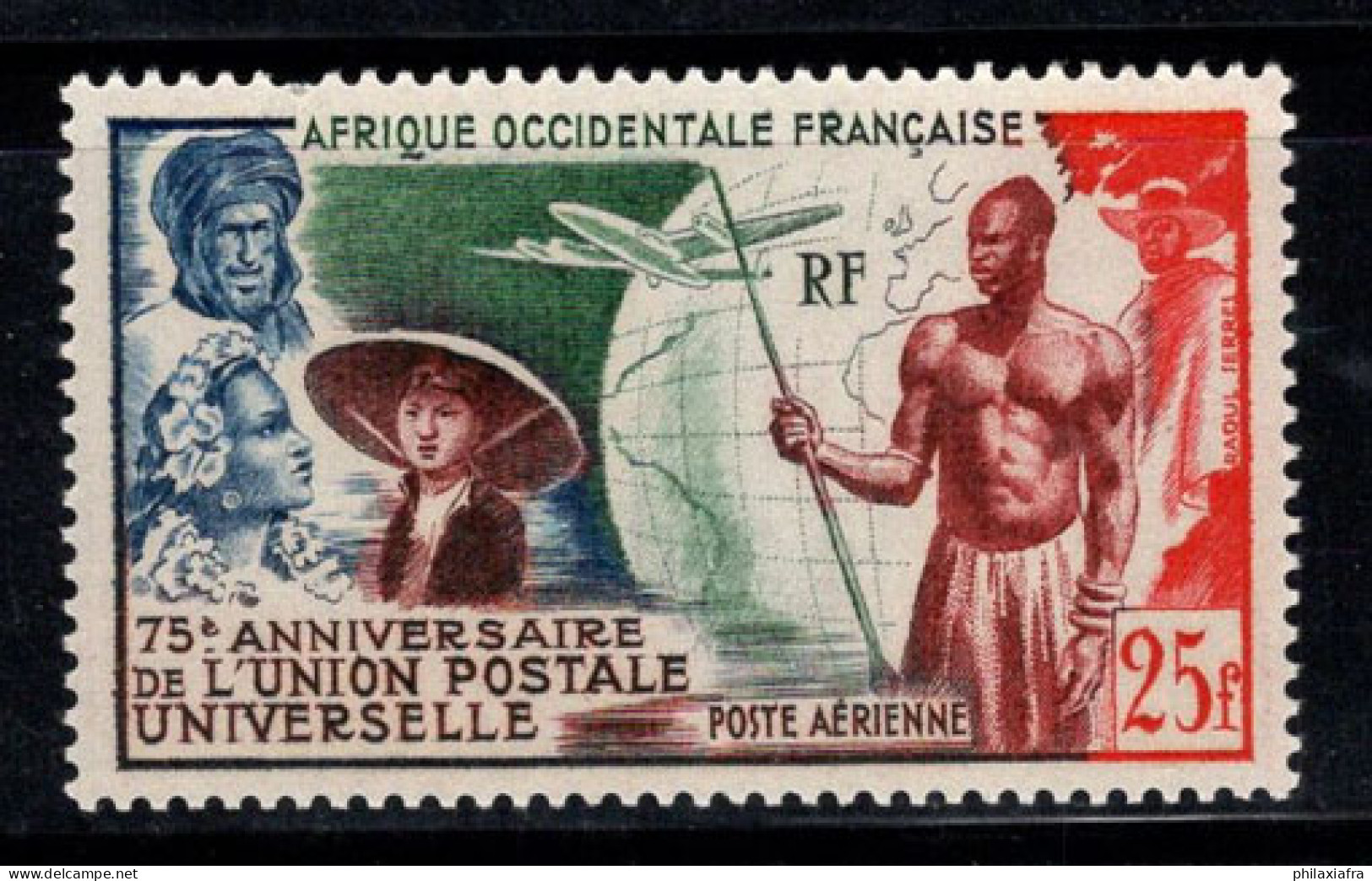 Afrique équatoriale Française 1949 Mi. 59 Neuf ** 100% Poste Aérienne UPU - Ongebruikt