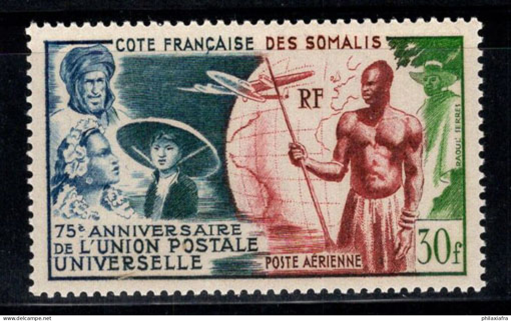 Somalie Française 1949 Yv. 23 Neuf ** 100% Poste Aérienne UPU - Ungebraucht