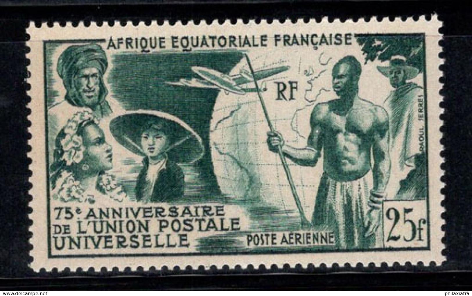 Afrique équatoriale Française 1949 Mi. 284 Neuf ** 100% Poste Aérienne UPU - Ungebraucht