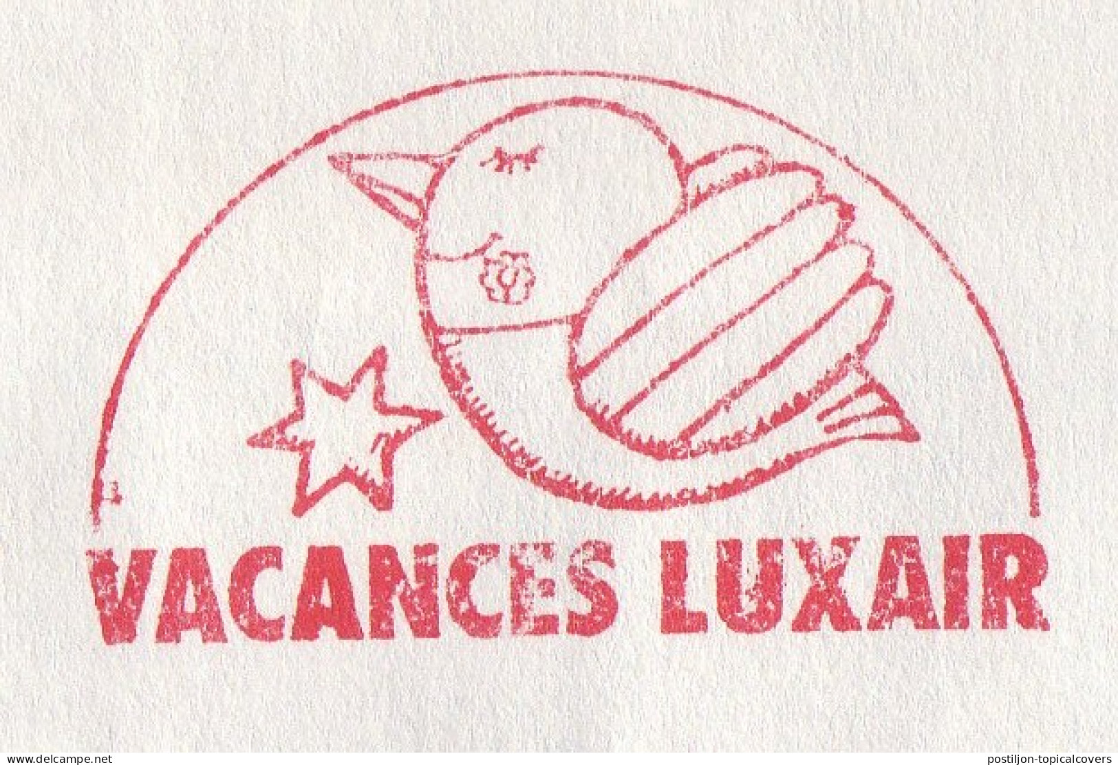 Meter Cover Luxembourg 1989 Luxair - Air Navigation Company - Aviones