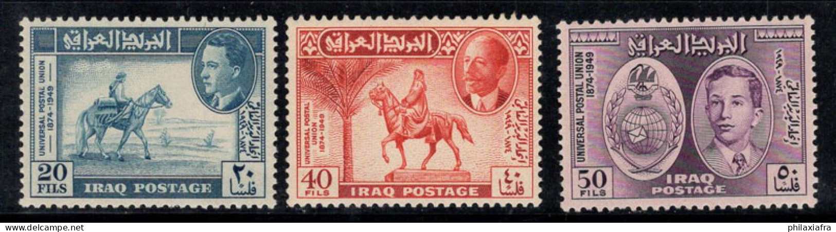 Irak 1949 Mi. 157-159 Neuf ** 100% UPU - Iraq