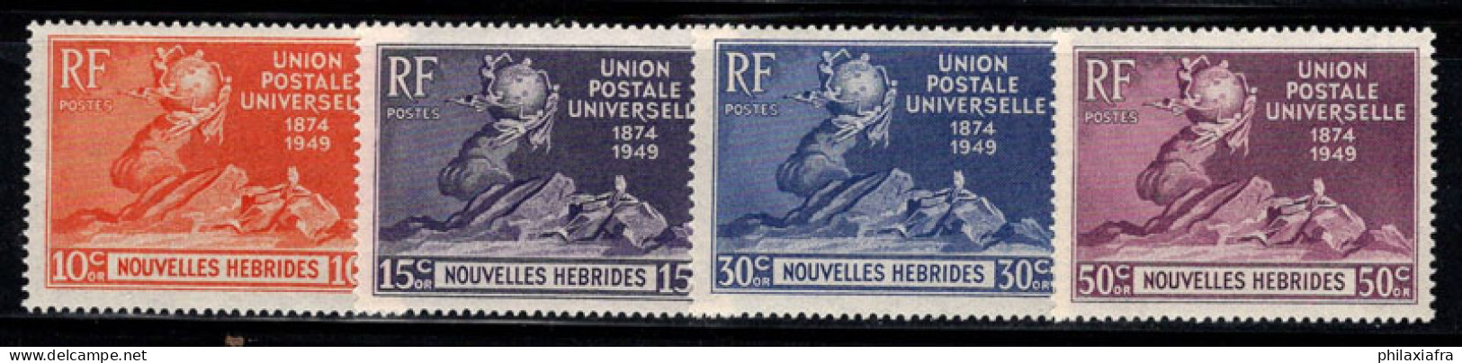 Nouvelles-Hébrides 1949 Mi. 137-140 Neuf ** 100% UPU - Neufs