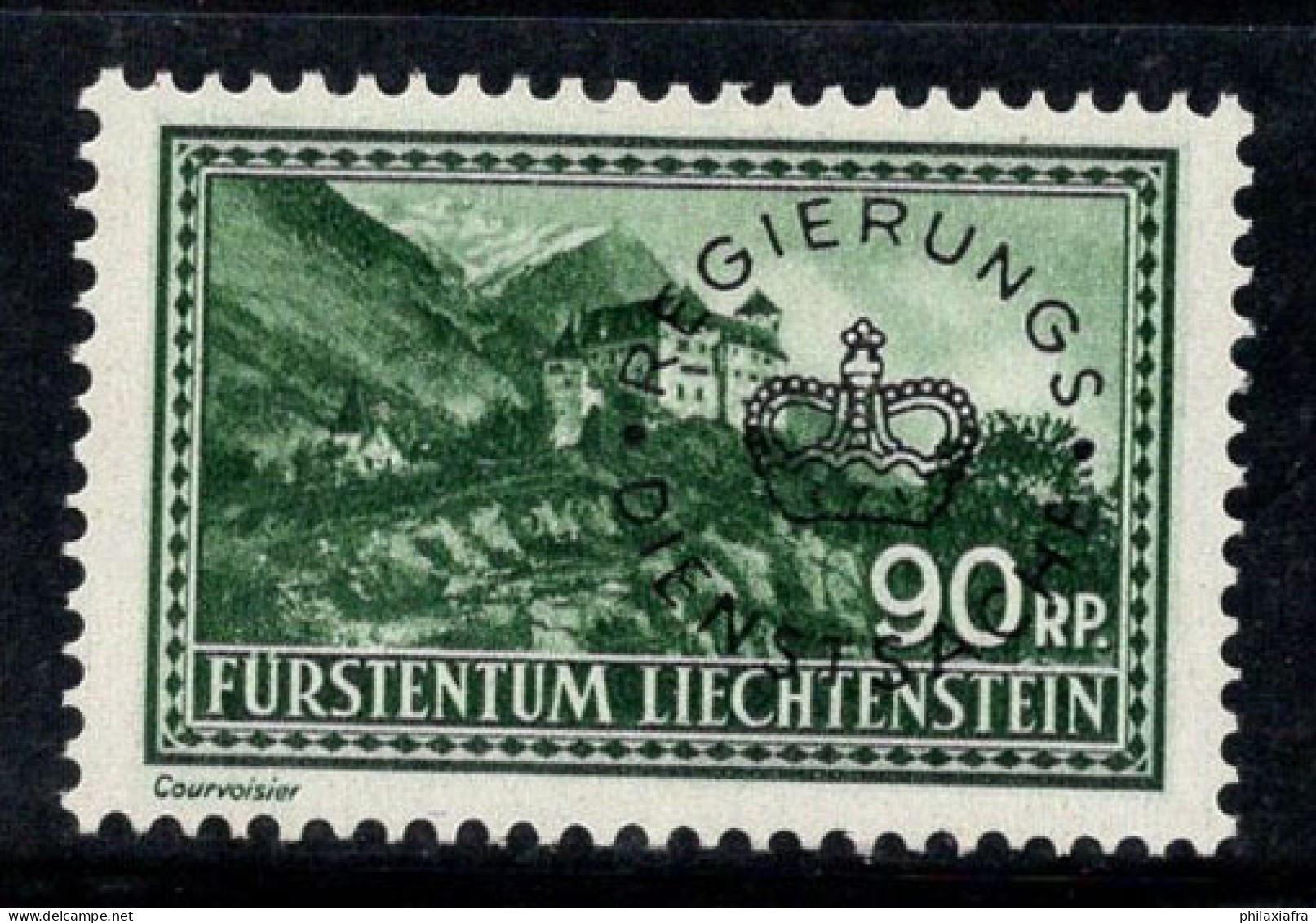 Liechtenstein 1934 Mi. 18 Neuf * MH 100% Service 90 Rp - Service