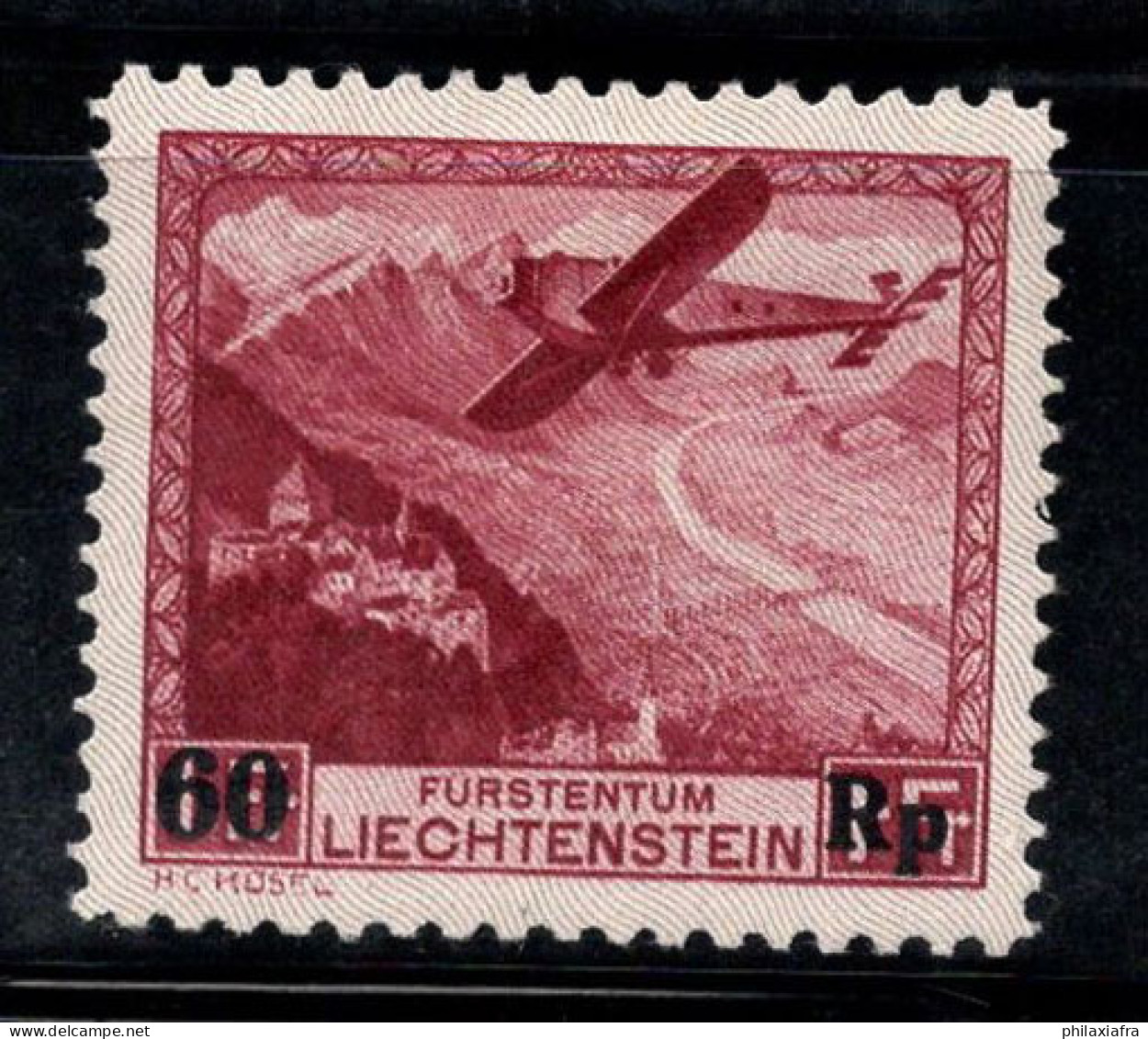 Liechtenstein 1935 Mi. 148 Neuf * MH 100% Poste Aérienne 60 Pp - Luftpost