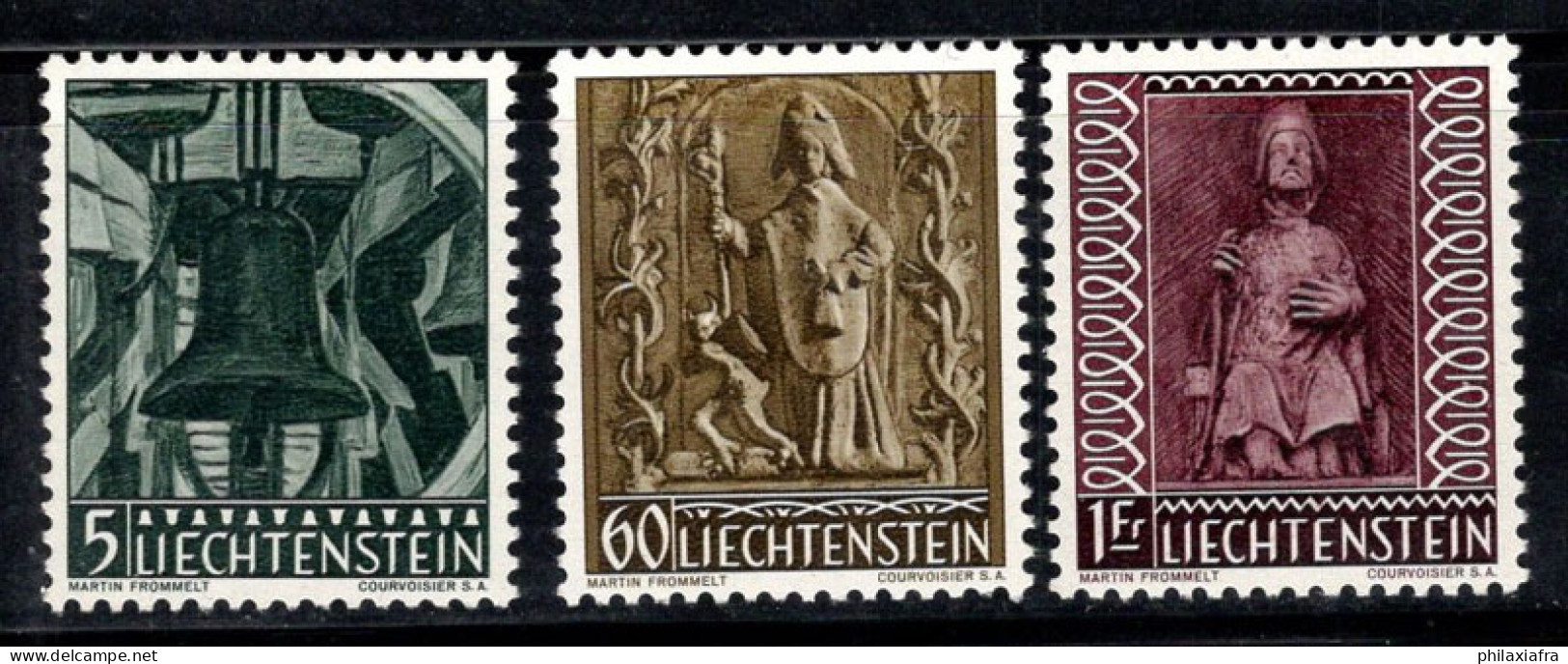 Liechtenstein 1960 Mi. 386-388 Neuf * MH 100% Noël - Ongebruikt