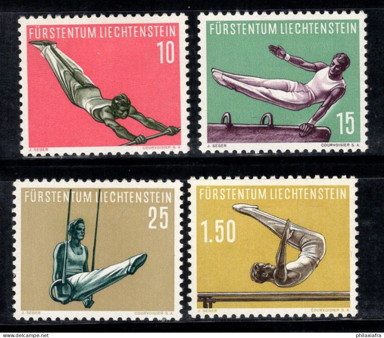 Liechtenstein 1957 Mi. 353-356 Neuf * MH 100% Sport - Nuevos