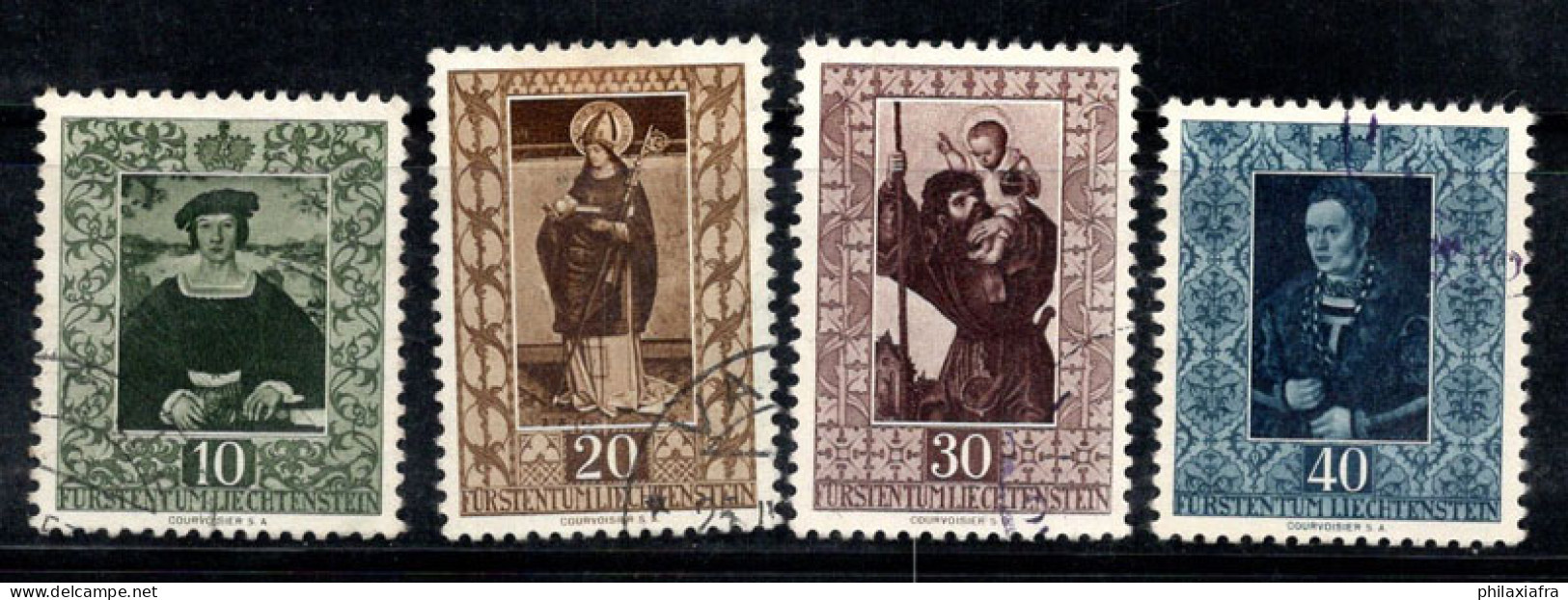 Liechtenstein 1953 Mi. 311-314 Oblitéré 100% Art, Peintures - Usati