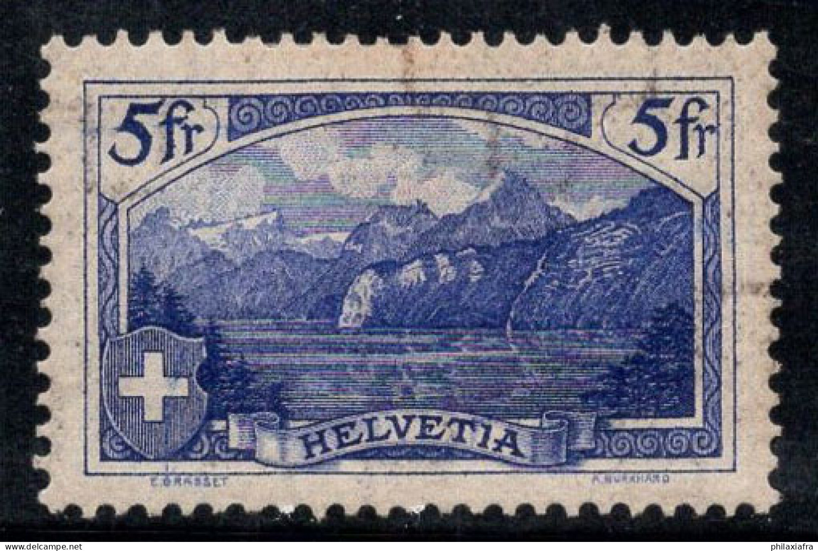 Suisse 1928 Mi. 227 Neuf * MH 40% 5 FR, Paysage - Neufs