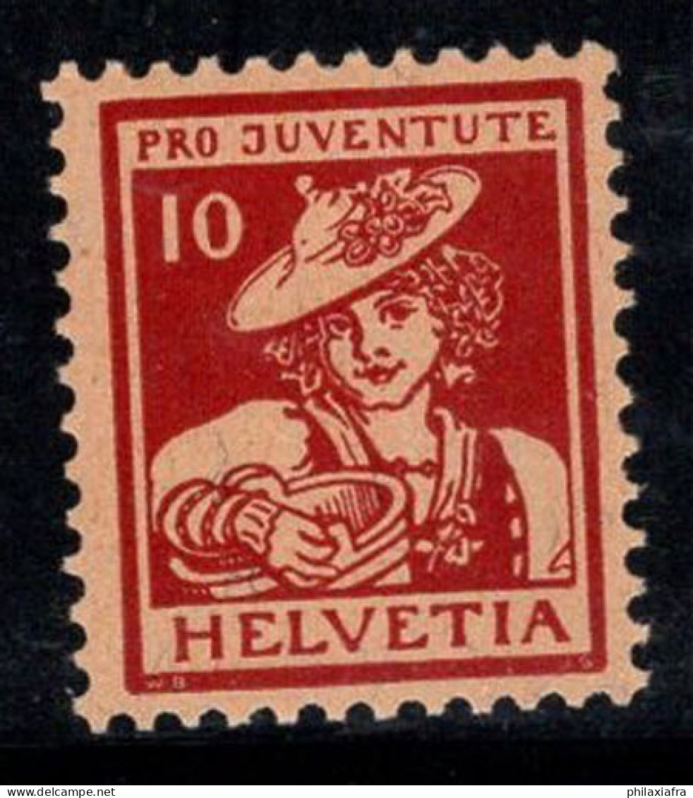 Suisse 1916 Mi. 132 Neuf * MH 100% Pro Juventute, COSTUMES, 10 C - Nuevos