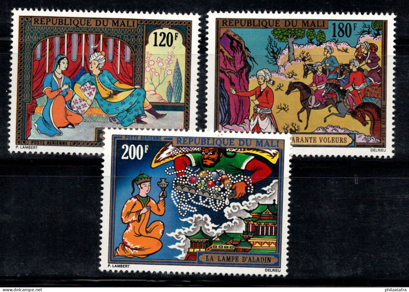 Mali 1971 Mi. 273-275 Neuf ** 100% Poste Aérienne Contes De Fées, Art - Mali (1959-...)