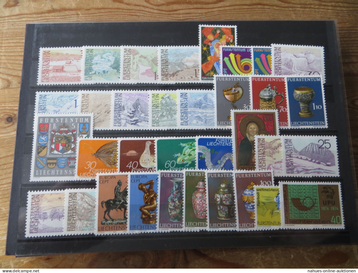 Sammlung Liechtenstein kpl. Luxus postfrisch 1960-1992 incl. 398 KatWert 1133,50