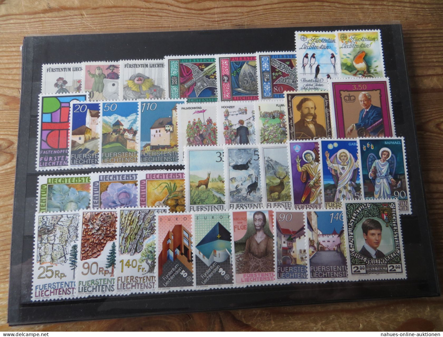 Sammlung Liechtenstein kpl. Luxus postfrisch 1960-1992 incl. 398 KatWert 1133,50