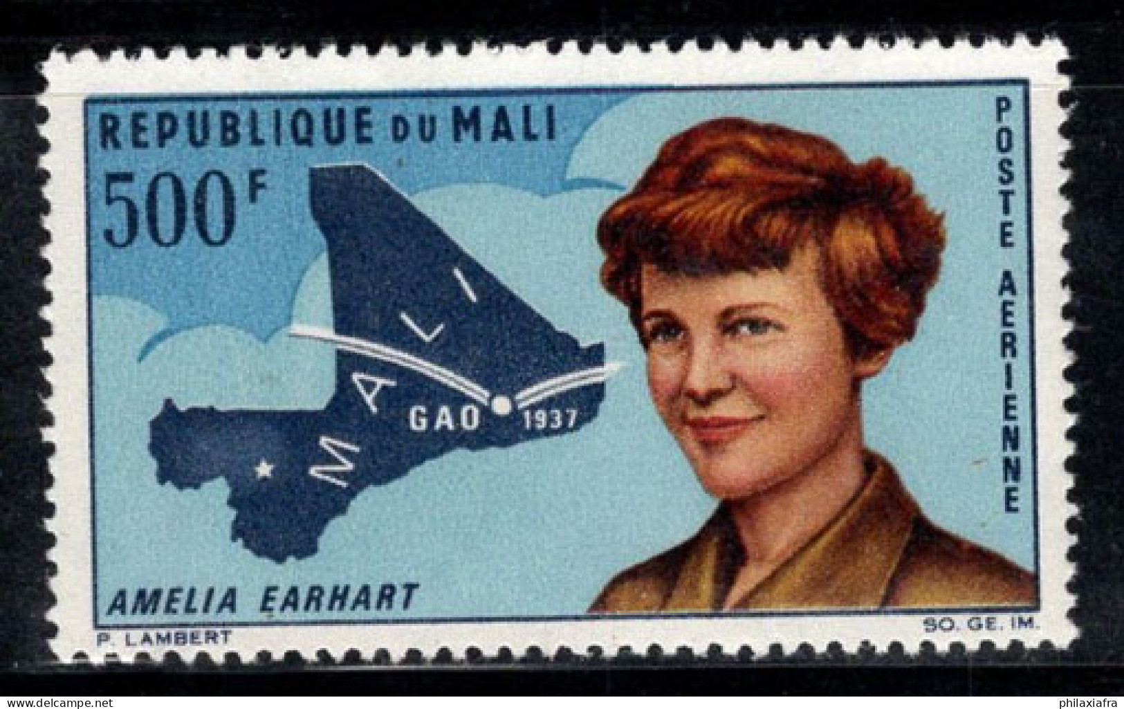 Mali 1967 Mi. 145 Neuf ** 100% Poste Aérienne Earhart - Mali (1959-...)