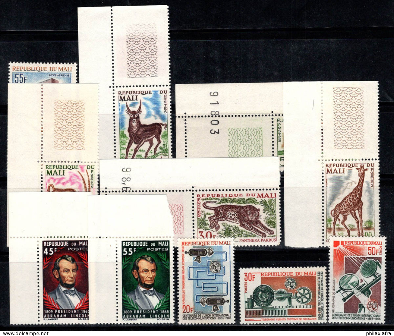 Mali 1965 Mi. 97-107 Neuf ** 100% ONU, Animaux, UIT - Malí (1959-...)