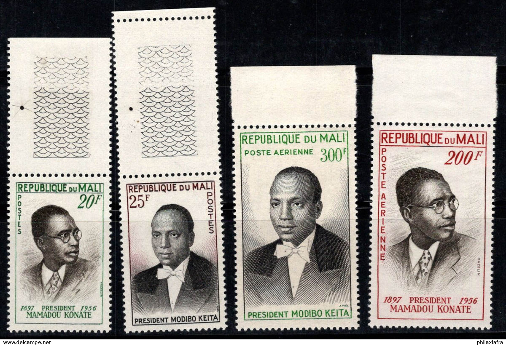 Mali 1961 Mi. 21-24 Neuf ** 100% Présidents - Malí (1959-...)