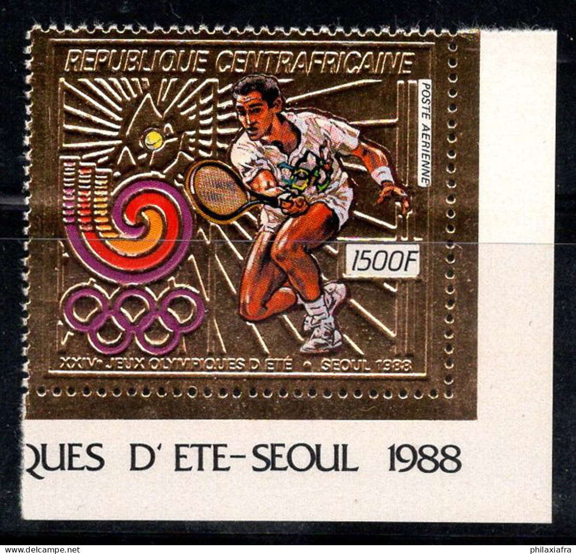 République Centrafricaine 1988 Mi. 1341 Neuf ** 100% Poste Aérienne Jeux Olympiques - Central African Republic