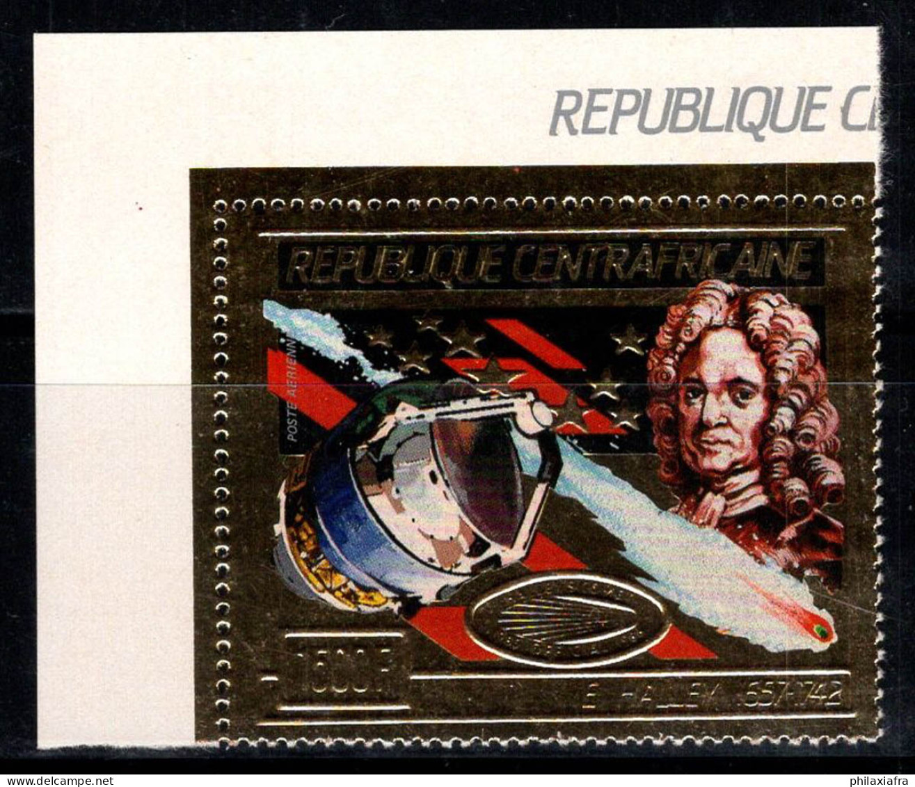 République Centrafricaine 1986 Mi. 1247 Neuf ** 100% Poste Aérienne Comète De Halley - República Centroafricana