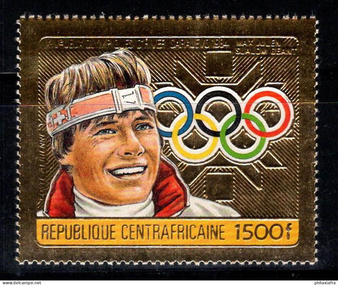 République Centrafricaine 1984 Mi. 1069 Neuf ** 100% Poste Aérienne Jeux Olympiques - República Centroafricana