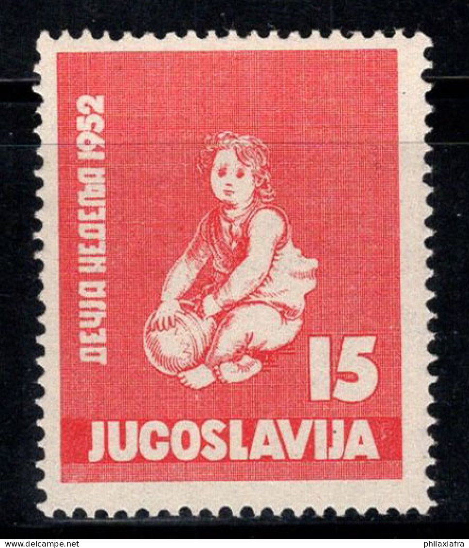 Yougoslavie 1952 Mi. 696 Neuf ** 80% 15 DIN, Enfants - Neufs