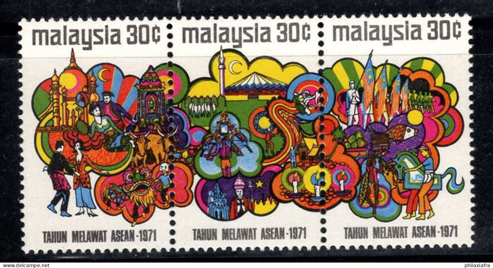 Malaisie 1971 Mi. 83-85 Neuf ** 100% ASEAN, Tourisme - Malesia (1964-...)