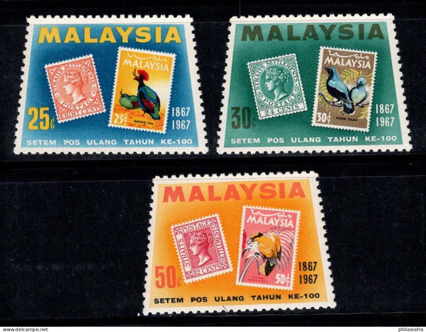 Malaisie 1967 Mi. 47-49 Neuf ** 100% Album - Malaysia (1964-...)