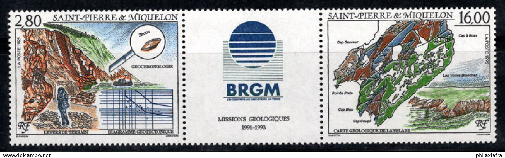 Saint-Pierre-et-Miquelon 1995 Yv. 619A Neuf ** 100% Missions Géologiques, Nature - Ongebruikt