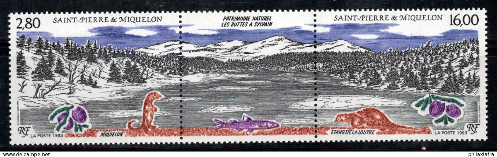 Saint-Pierre-et-Miquelon 1993 Yv. 586A Neuf ** 100% Animaux, Patrimoine Naturel - Nuevos