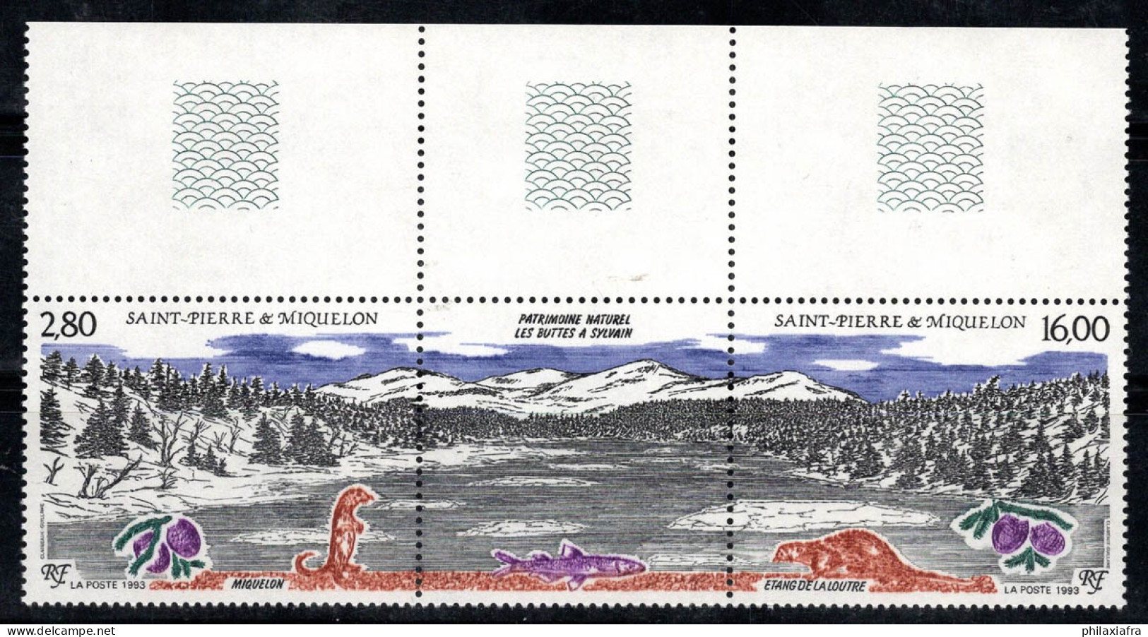 Saint-Pierre-et-Miquelon 1993 Yv. 586A Neuf ** 100% Patrimoine Naturel, Faune - Unused Stamps