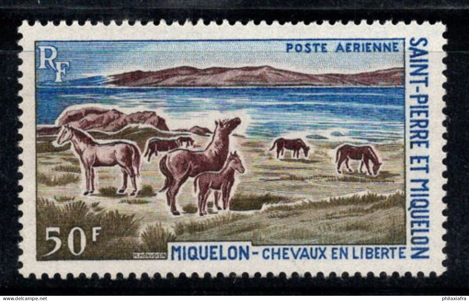 Saint-Pierre-et-Miquelon 1969 Yv. 44 Neuf ** 100% Poste Aérienne Animaux - Ongebruikt
