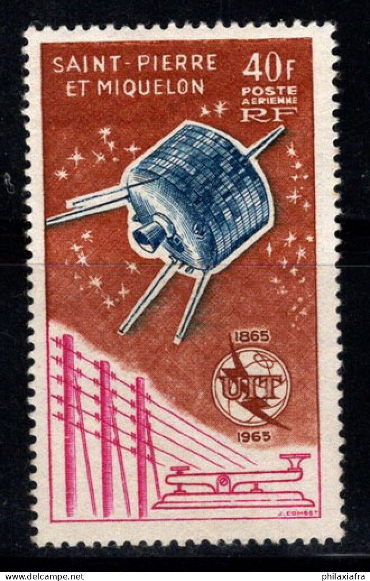 Saint-Pierre-et-Miquelon 1965 Yv. 32 Neuf ** 100% Poste Aérienne 40 F, UIT - Unused Stamps
