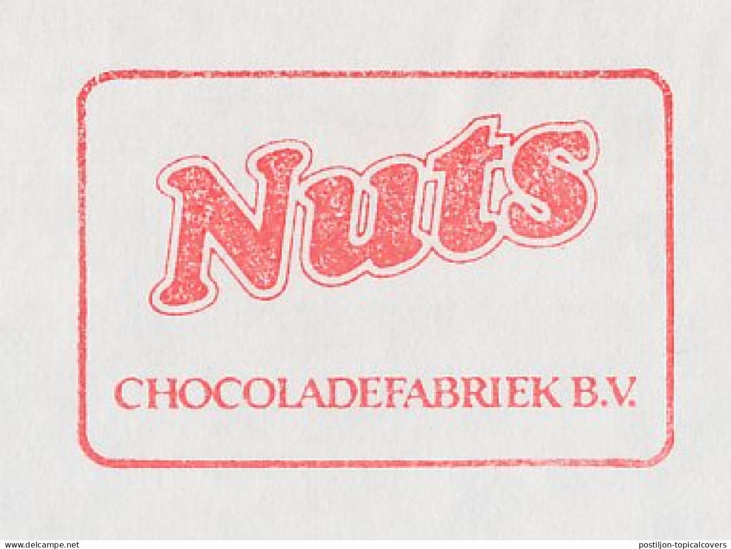 Meter Cover Netherlands 1979 Chocolate - Nuts - Elst - Levensmiddelen