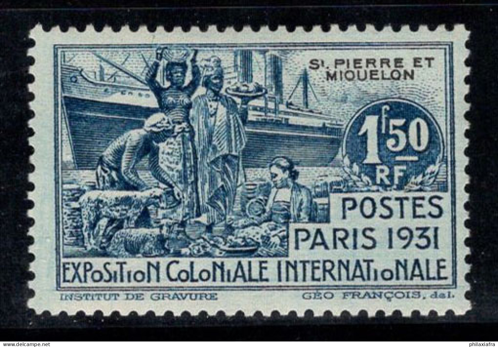 Saint-Pierre-et-Miquelon 1931 Yv. 134 Neuf * MH 60% Exposition Coloniale De Paris - Neufs