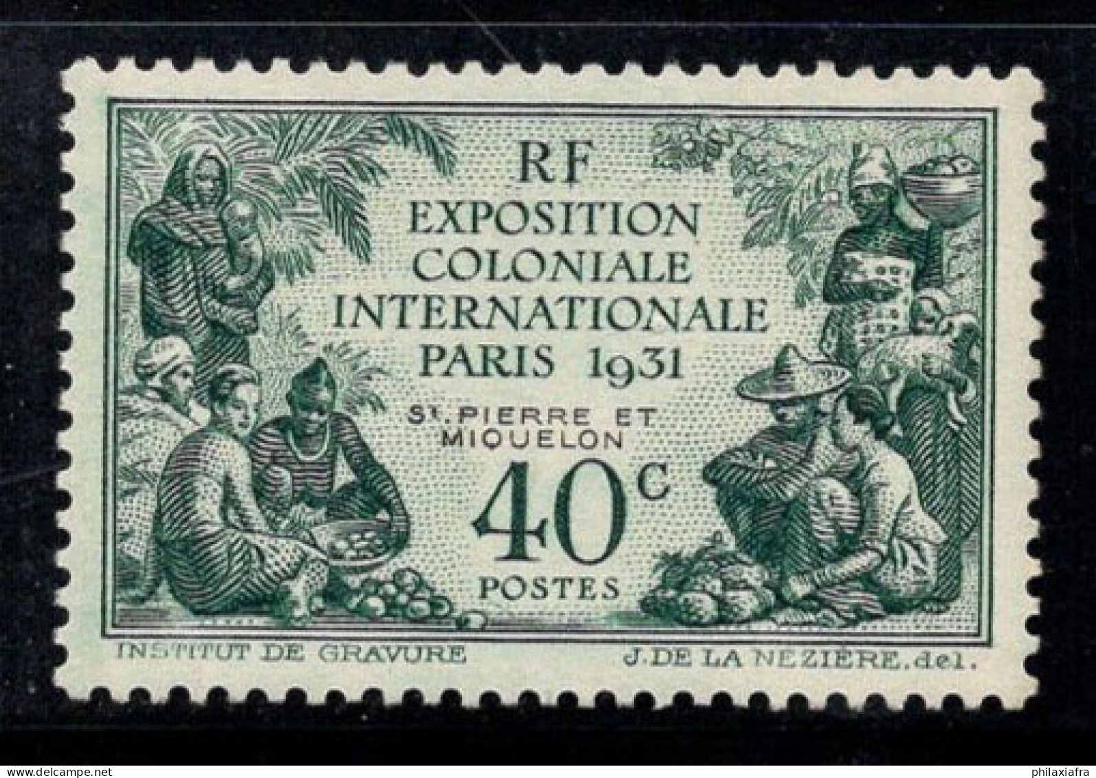 Saint-Pierre-et-Miquelon 1931 Yv. 132 Neuf * MH 100% Exposition Coloniale De Paris - Unused Stamps