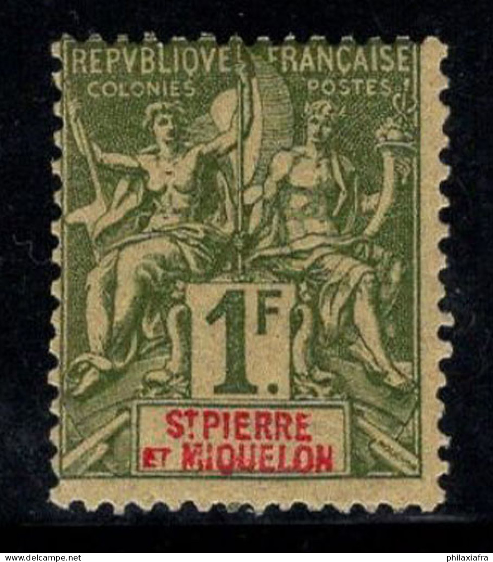 Saint-Pierre-et-Miquelon 1892 Yv. 71 Neuf ** 100% 1 F - Unused Stamps