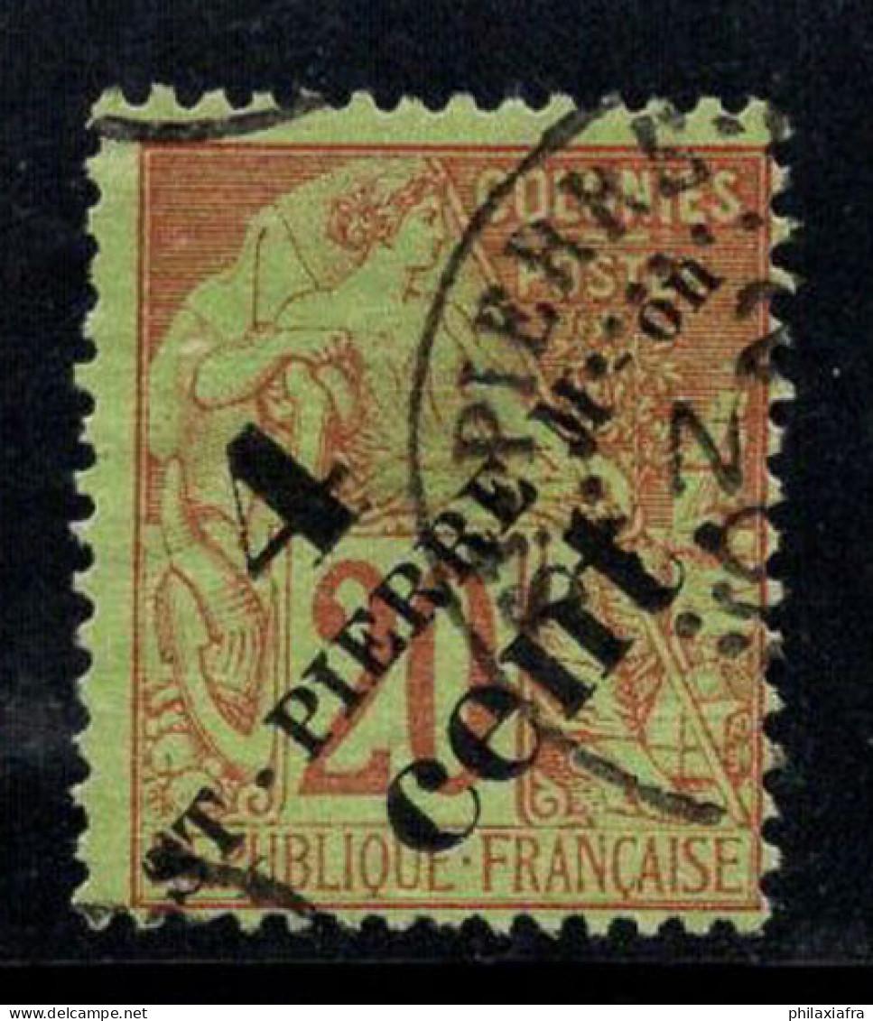 Saint-Pierre-et-Miquelon 1891 Yv. 41 Oblitéré 100% 4 C Sur 20 - Gebruikt