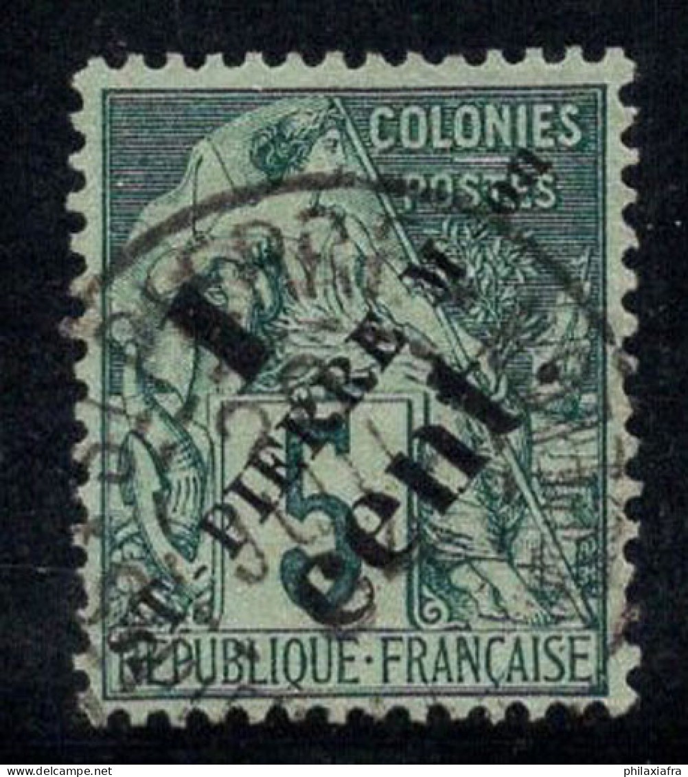 Saint-Pierre-et-Miquelon 1891 Yv. 35 Oblitéré 100% 1 C Sur 5 C - Used Stamps