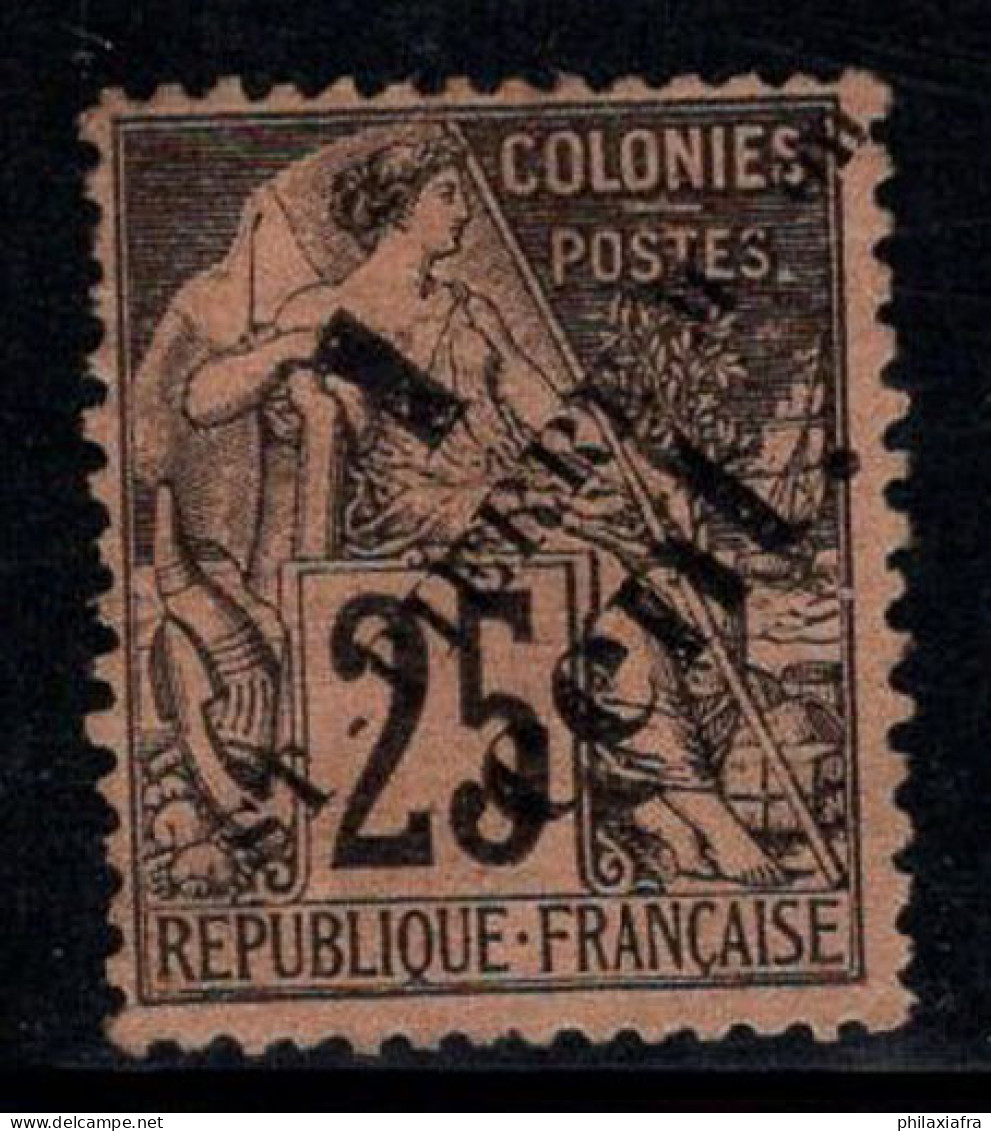 Saint-Pierre-et-Miquelon 1891 Yv. 37 Sans Gomme 100% 1 C Sur 25 Surimprimé - Unused Stamps